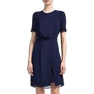 Whistles Medina Draped Front Dress - sz 2
